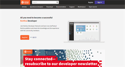 Desktop Screenshot of devnet.kentico.com